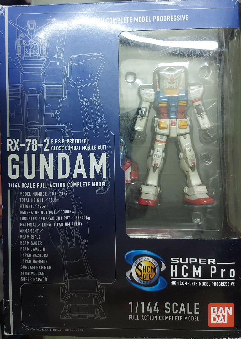 Super HCM pro RX-78-2 Gundam 高達, 興趣及遊戲, 玩具& 遊戲類- Carousell