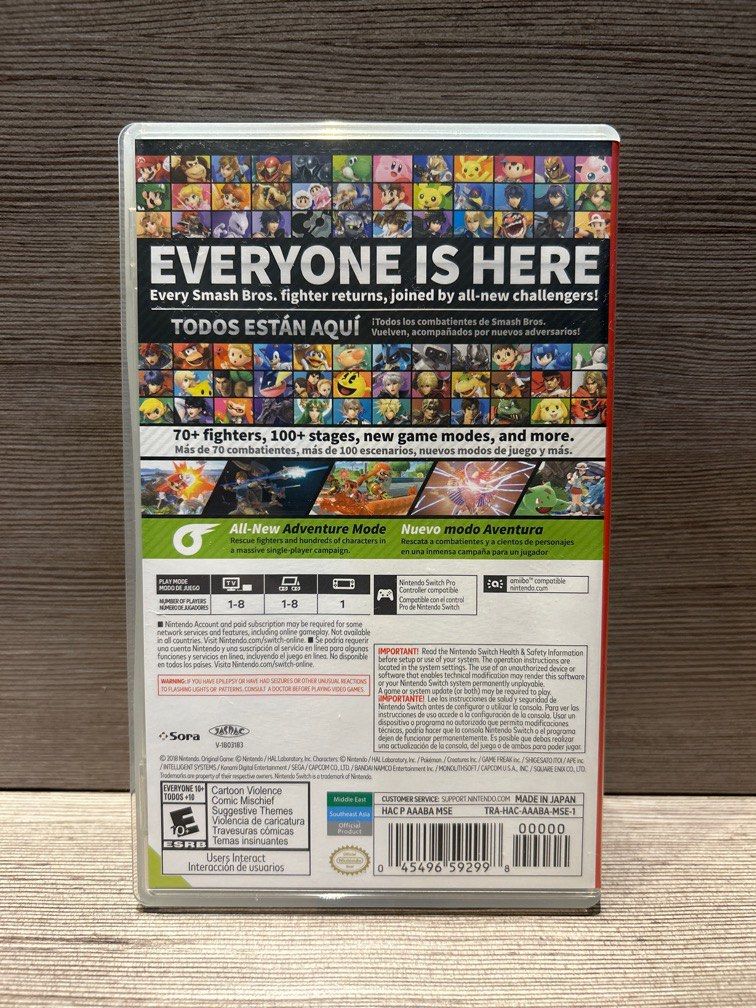 Super Smash Bros Ultimate (Category: Nintendo) located in Paranaque City. Submitted by gael09 (Listing ID 1284070374, Image 2). Description: .