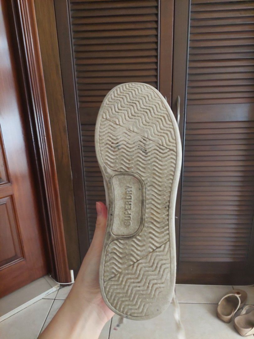 superdry white trainers