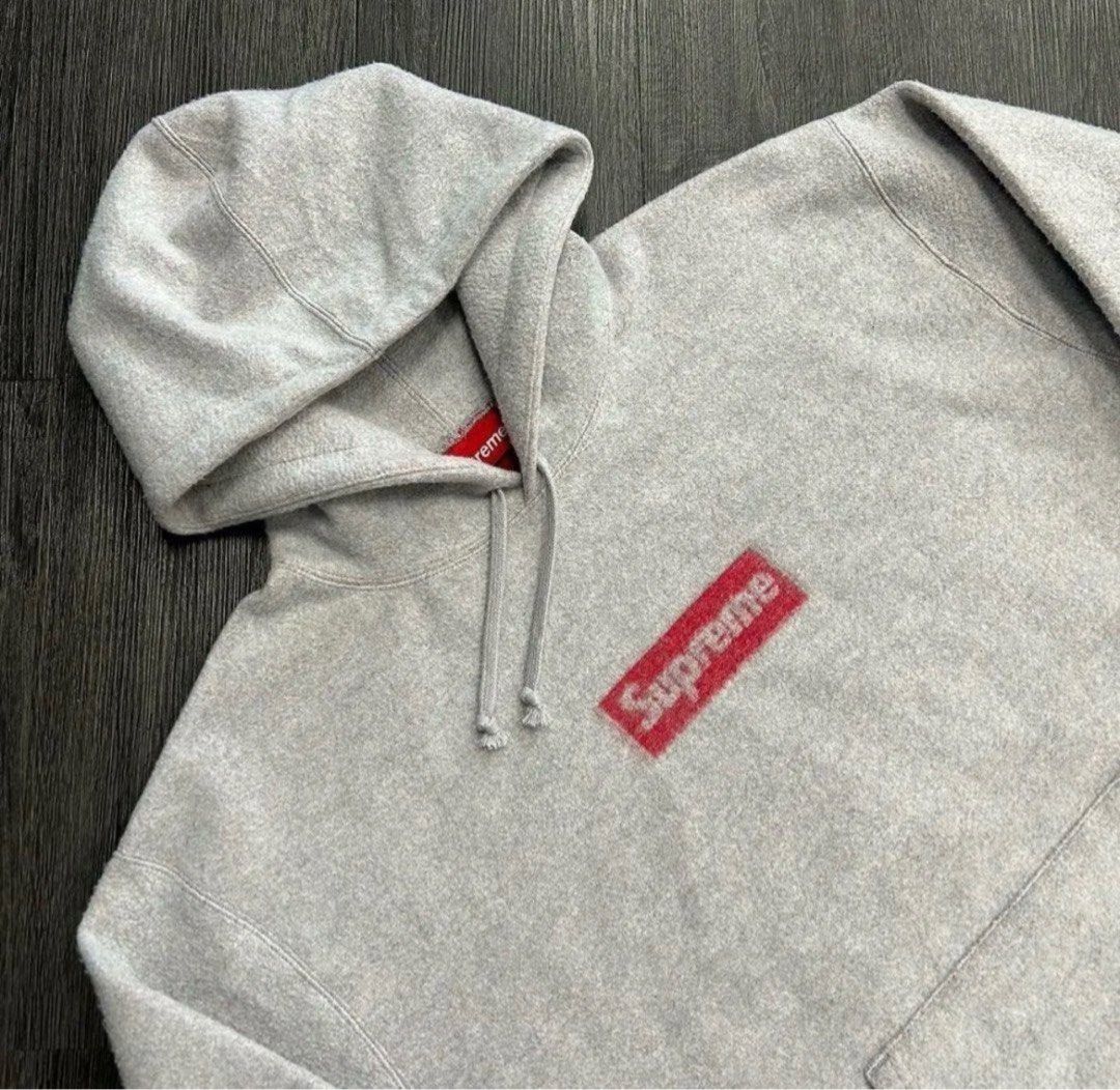 Supreme hoodies hoodie Inside Out Box Logo Hooded Sweatshirt grey