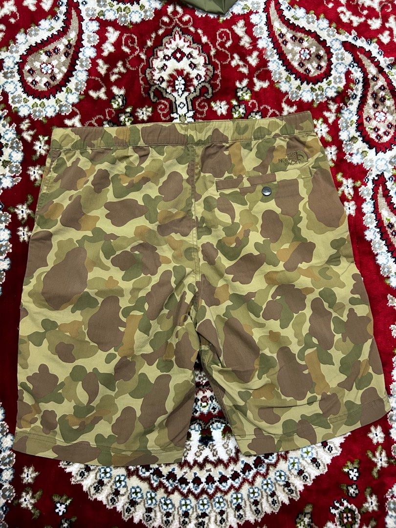 The North Face camo short pants Men s Fashion Bottoms Shorts on