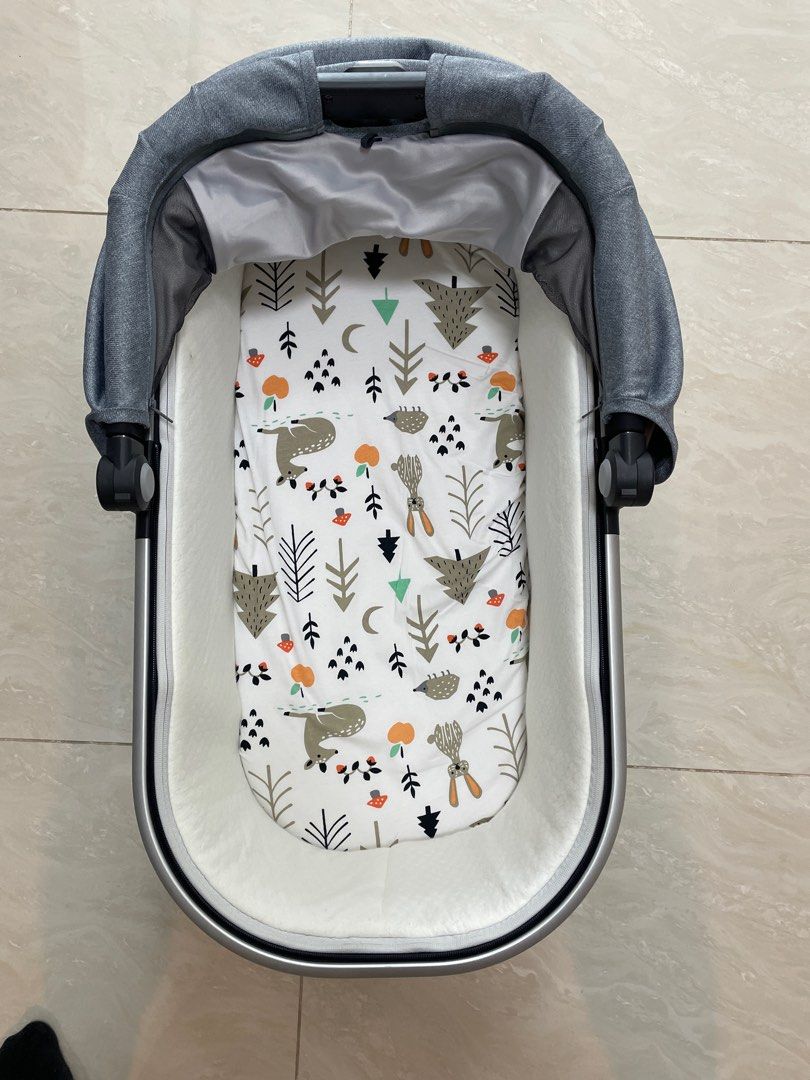 Uppababy Vista Bassinet Adapter with 3 FREE Bedsheets The