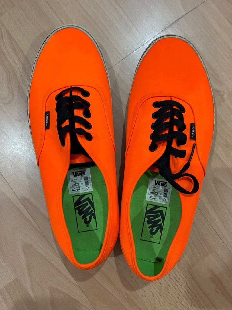 Vans Neon Orange Sneakers