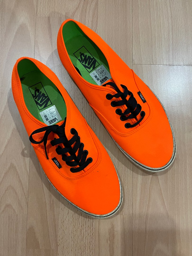 Bright orange vans store