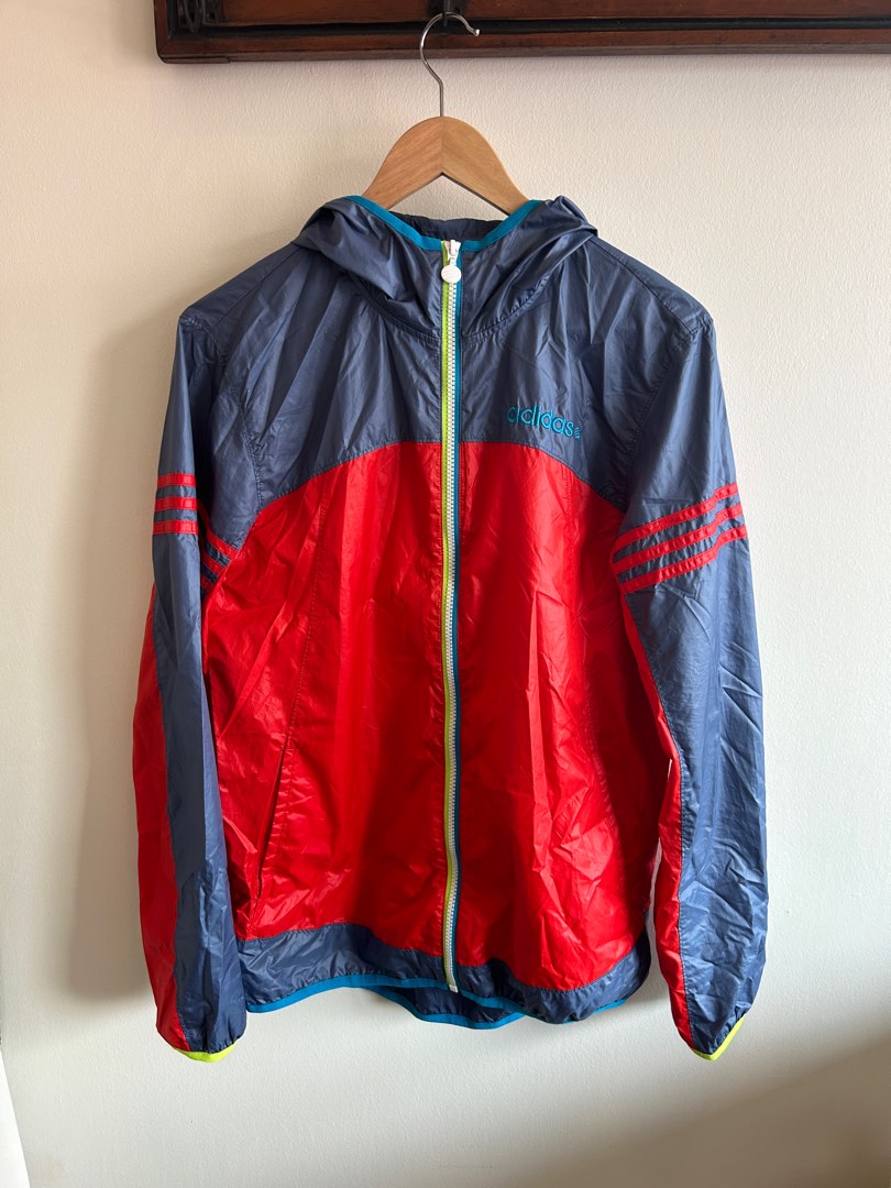 Red blue on sale green yellow windbreaker