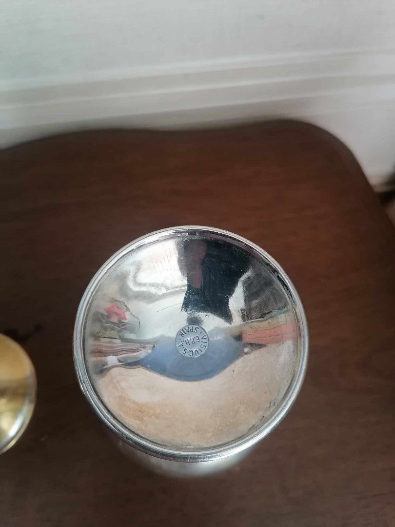 Visiuc SA Silver Plated 1950 Goblet (Category: Other Kitchenware & Tableware) located in Caloocan City. Submitted by chonadura91470 (Listing ID 1284116503, Image 3). Description: silver plated 1950 goblet made in Spain from UK.