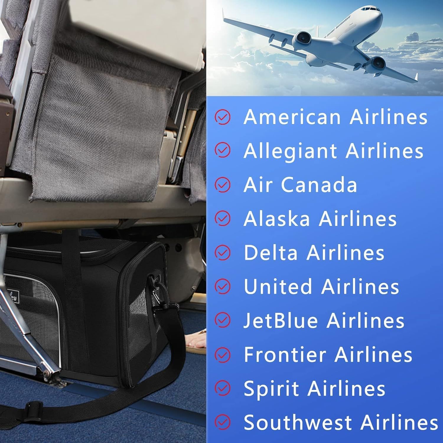 Alaska airlines clearance pet carrier requirements