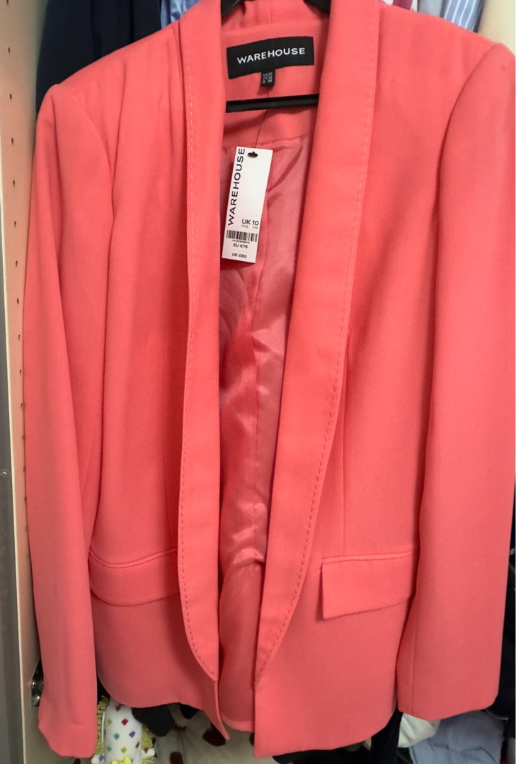 Warehouse short sale blazer coat