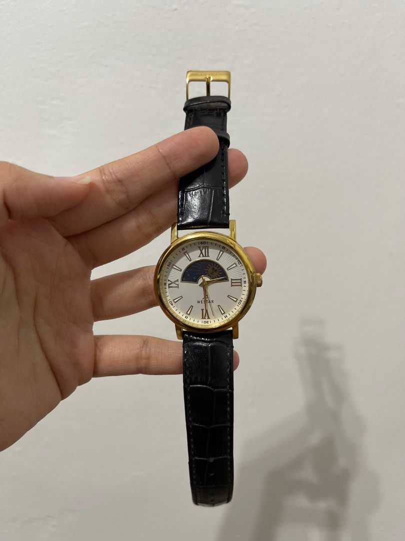 Westar Watch w Sun and Moon Phase 40mm