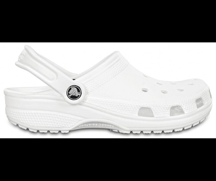 White classic hotsell clog