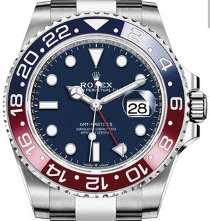Gmt master cheap white dial