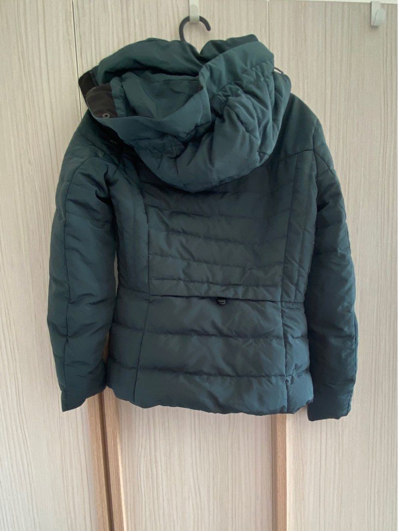 Forest green down filled parka shop