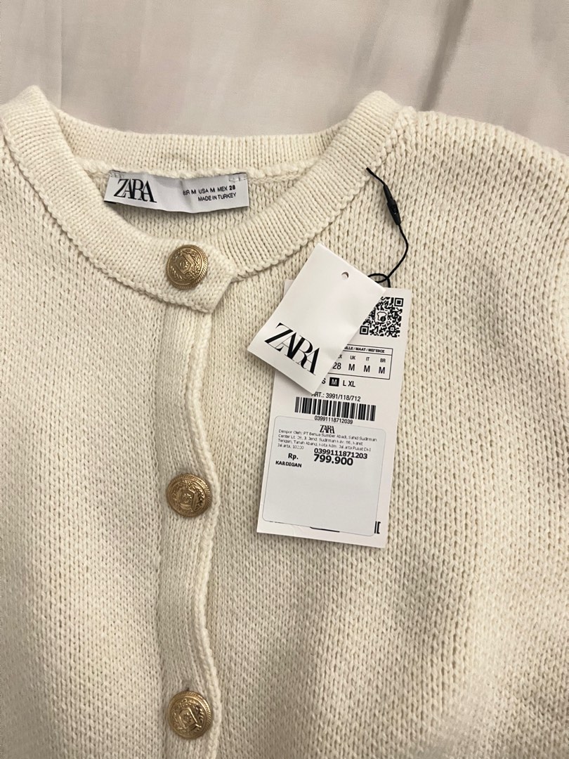 zara knit cardigan, Fesyen Wanita, Pakaian Wanita, Baju Luaran di