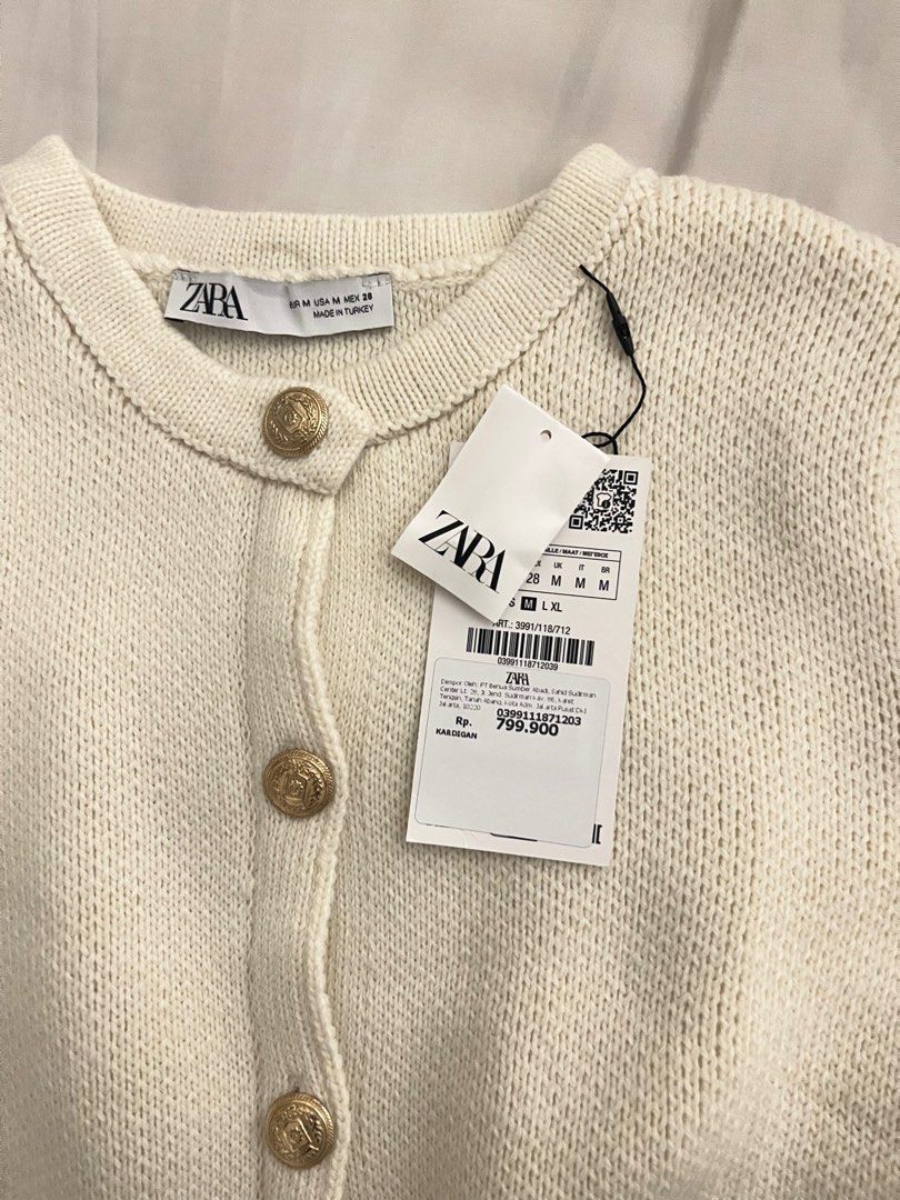 zara knit cardigan, Fesyen Wanita, Pakaian Wanita, Baju Luaran di