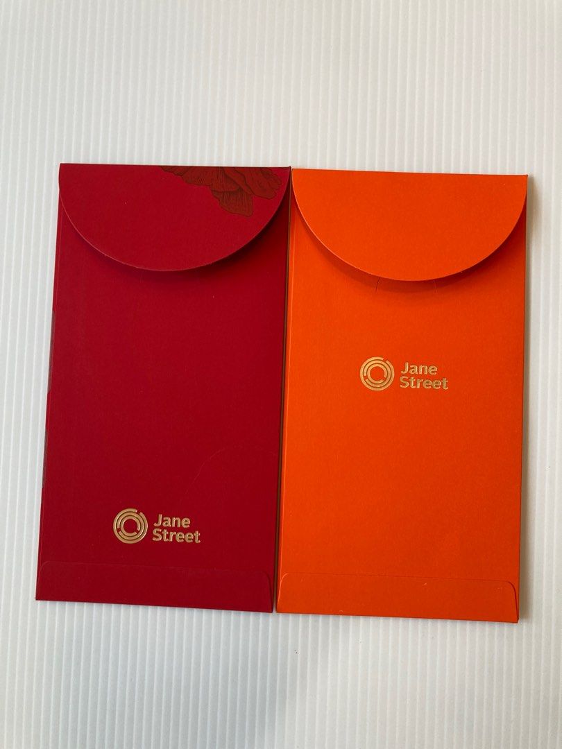2024 Jane Street Ang Pow / Red Packet - 1 pack 10 pcs, Hobbies & Toys,  Stationery & Craft, Other Stationery & Craft on Carousell