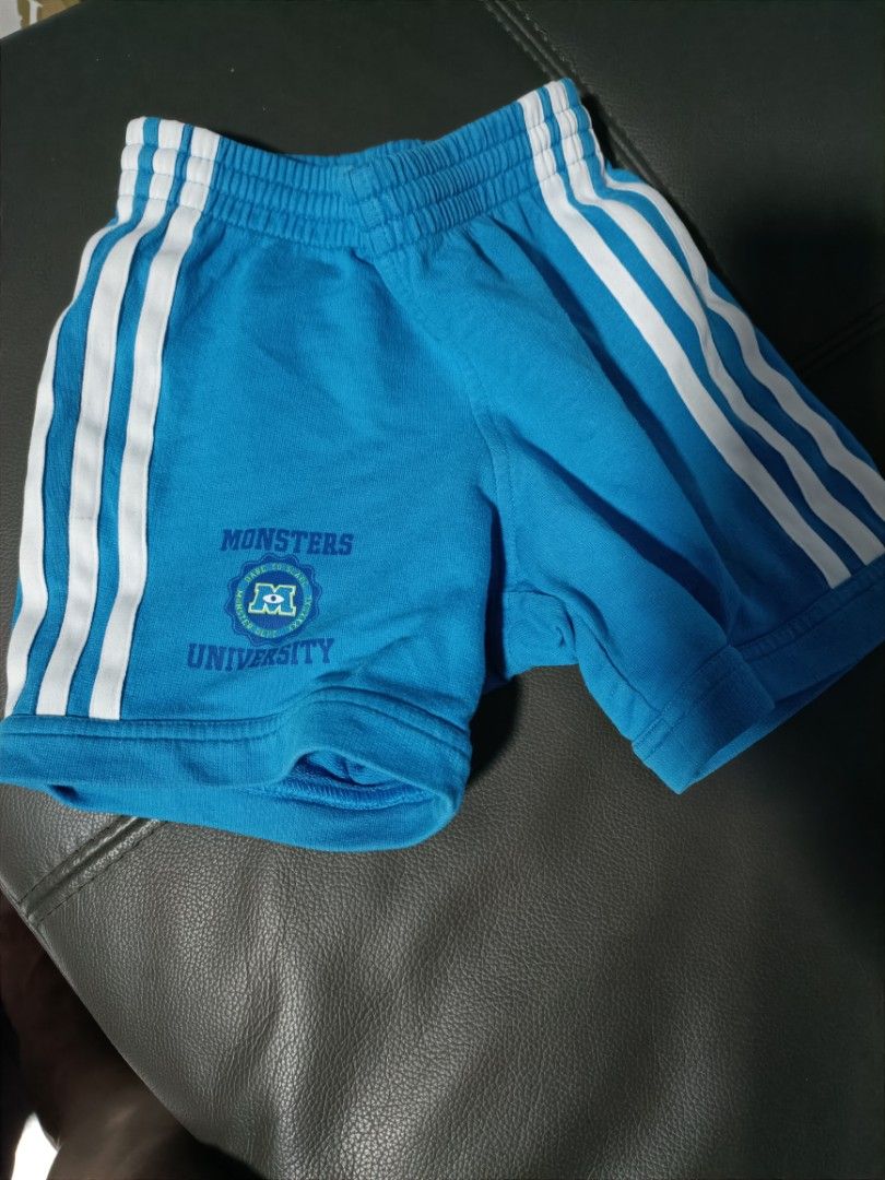 White and clearance blue shorts