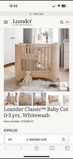 2nd hand Leander Classic Baby Cot for sale!