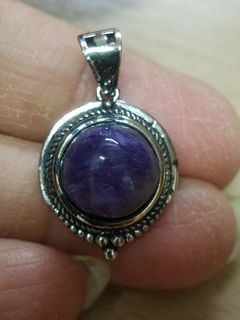 New Jing Sodalite Pure Silver Pendant (see settlement location first)64243381454849110
