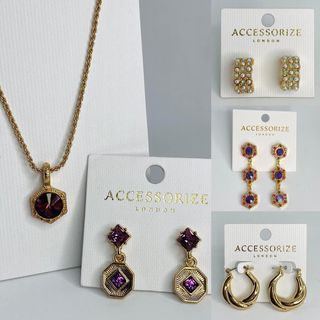 Accessorize London Earrings and necklace set