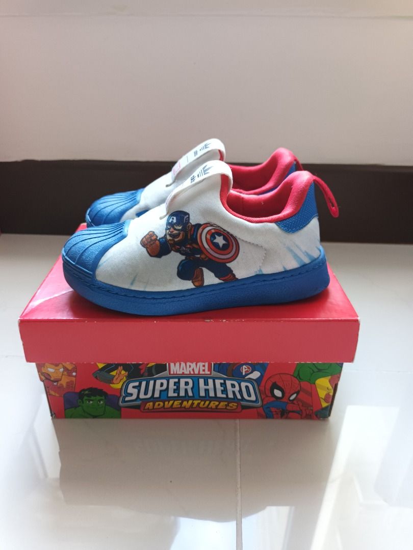 Adidas Marvel Shoes for Kids UK 6.5K US 6K Babies Kids
