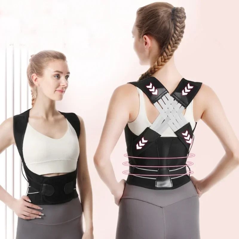 Adjustable Back Posture Corrector Belt Women Men Prevent Slouching