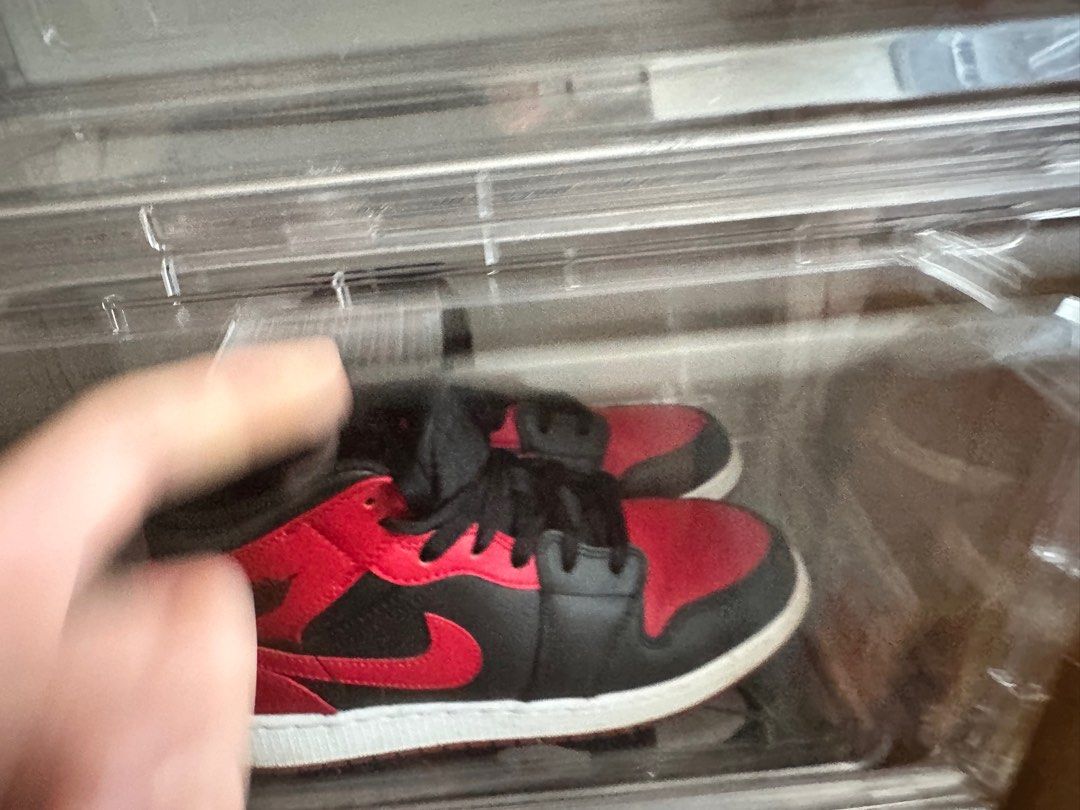 Red black and silver jordans store