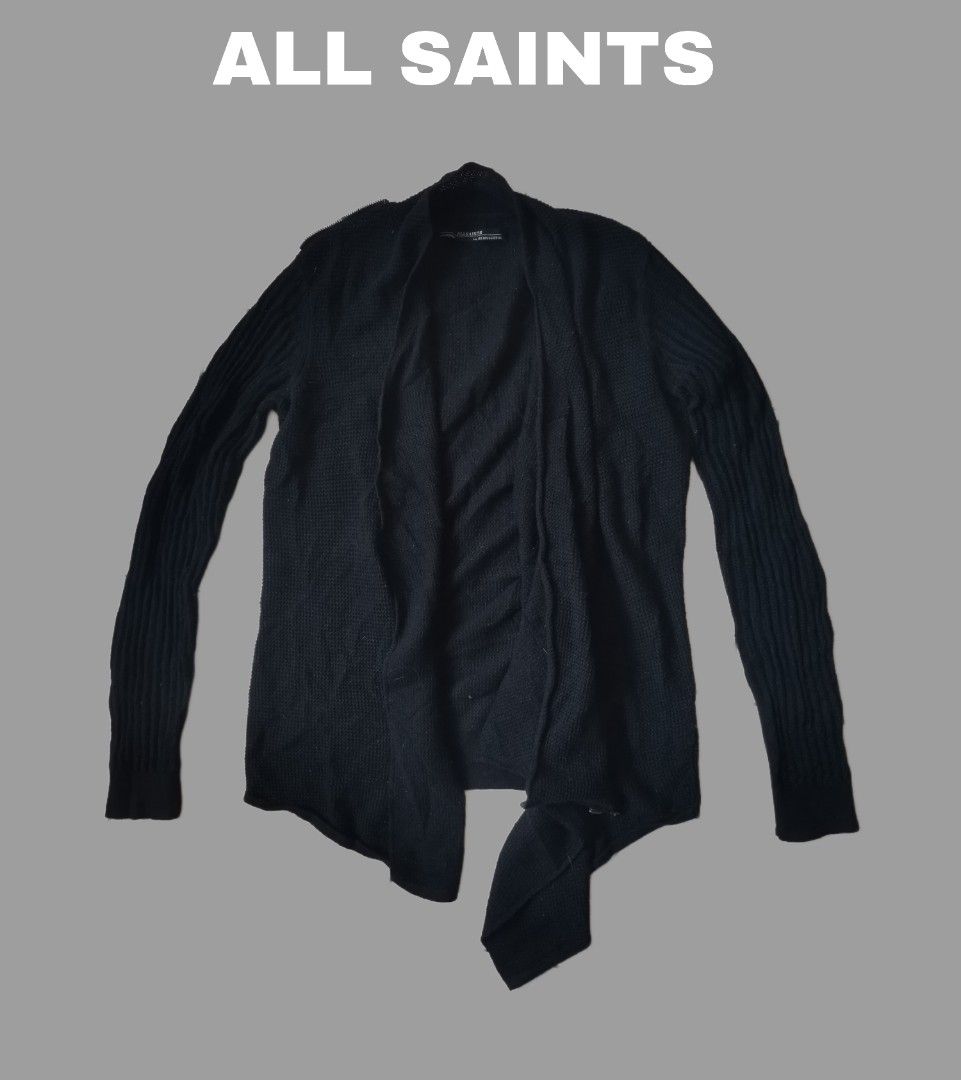 Allsaints drina ribbed cardigan clearance