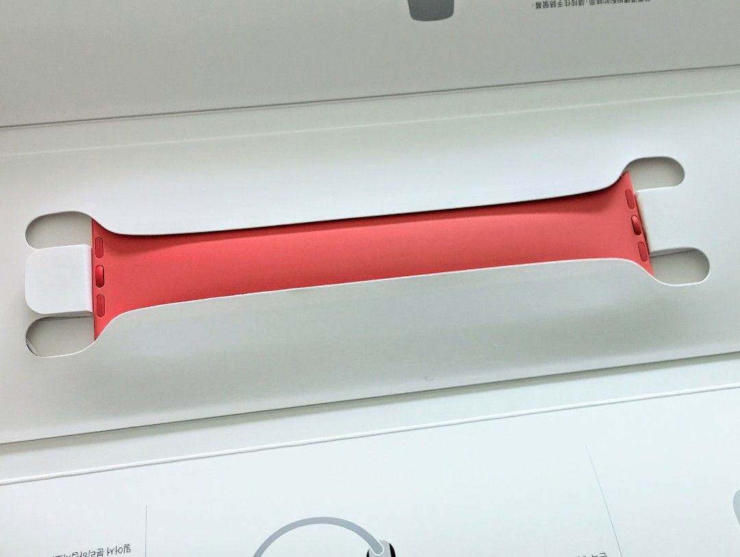 Apple Watch Pink Citrus Solo Loop Strap 40mm Size 4 Mobile Phones