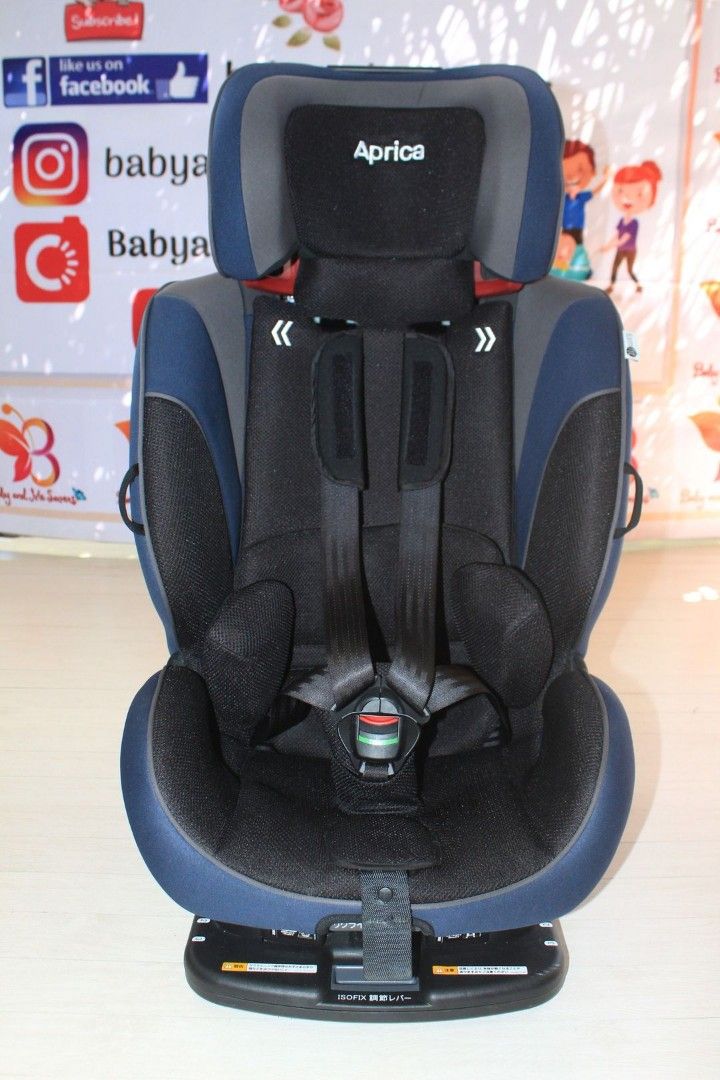 Aprica Formfit Toddler Baby Carseat ISOFIX AND SEATBELT MOUNT