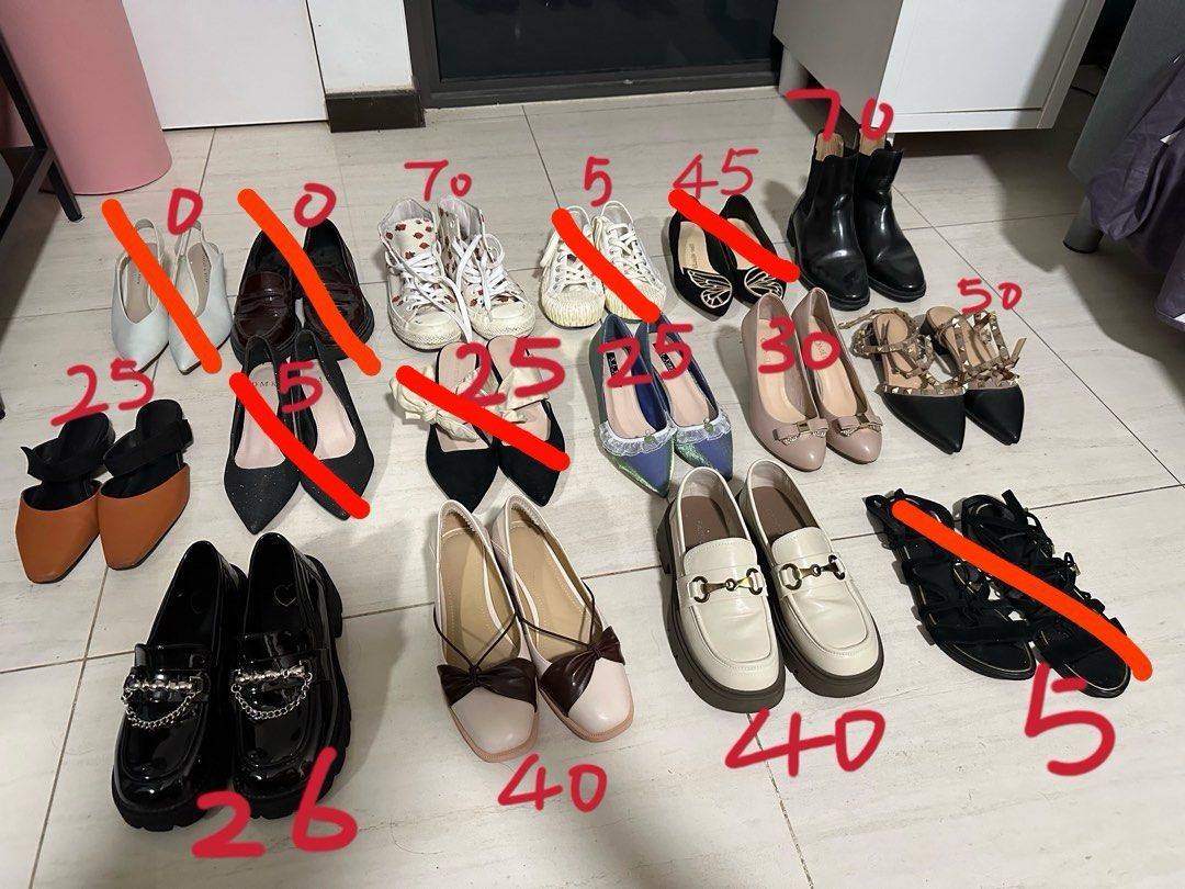 Assorted shoes clearance