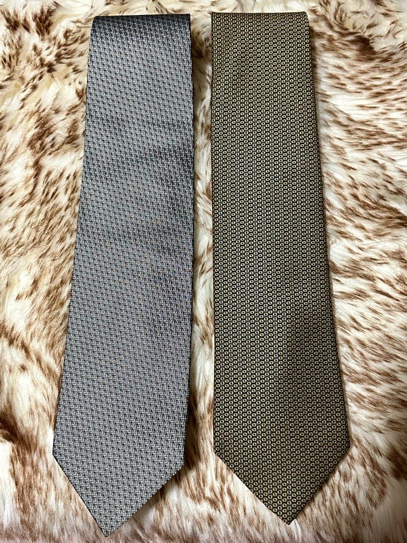 Assorted Ties (Category: Ties) located in Singapore. Submitted by lyehak (Listing ID 1284485259, Image 1). Description: - Lightly used tied - Assorted brands: Gold Lion; John Curtis - Price per piece.