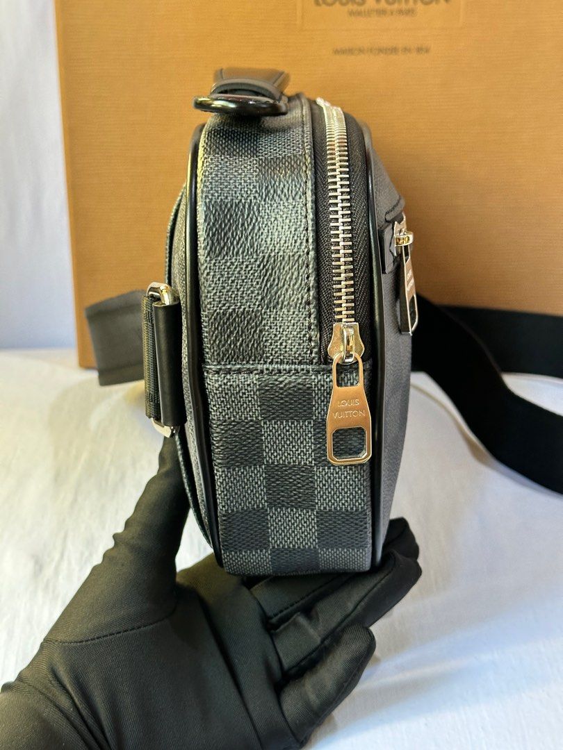 Authentic LOUIS VUITTON Graphite Chest/Belt Bag (Category: Luxury Bags & Wallets) located in Santa Rosa. Submitted by brandieshoppe (Listing ID 1257481559, Image 2). Description: ✅ Authentic / Original Preloved ✅ From Japan Auction ✅ Moneyback Guaranteed If Proven Fake ✅ In Excellent Condition ✅ Message Us For More Details *Open Also for Layaway Terms.