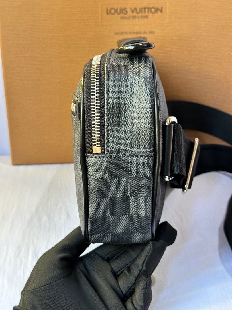 Authentic LOUIS VUITTON Graphite Chest/Belt Bag (Category: Luxury Bags & Wallets) located in Santa Rosa. Submitted by brandieshoppe (Listing ID 1257481559, Image 3). Description: ✅ Authentic / Original Preloved ✅ From Japan Auction ✅ Moneyback Guaranteed If Proven Fake ✅ In Excellent Condition ✅ Message Us For More Details *Open Also for Layaway Terms.