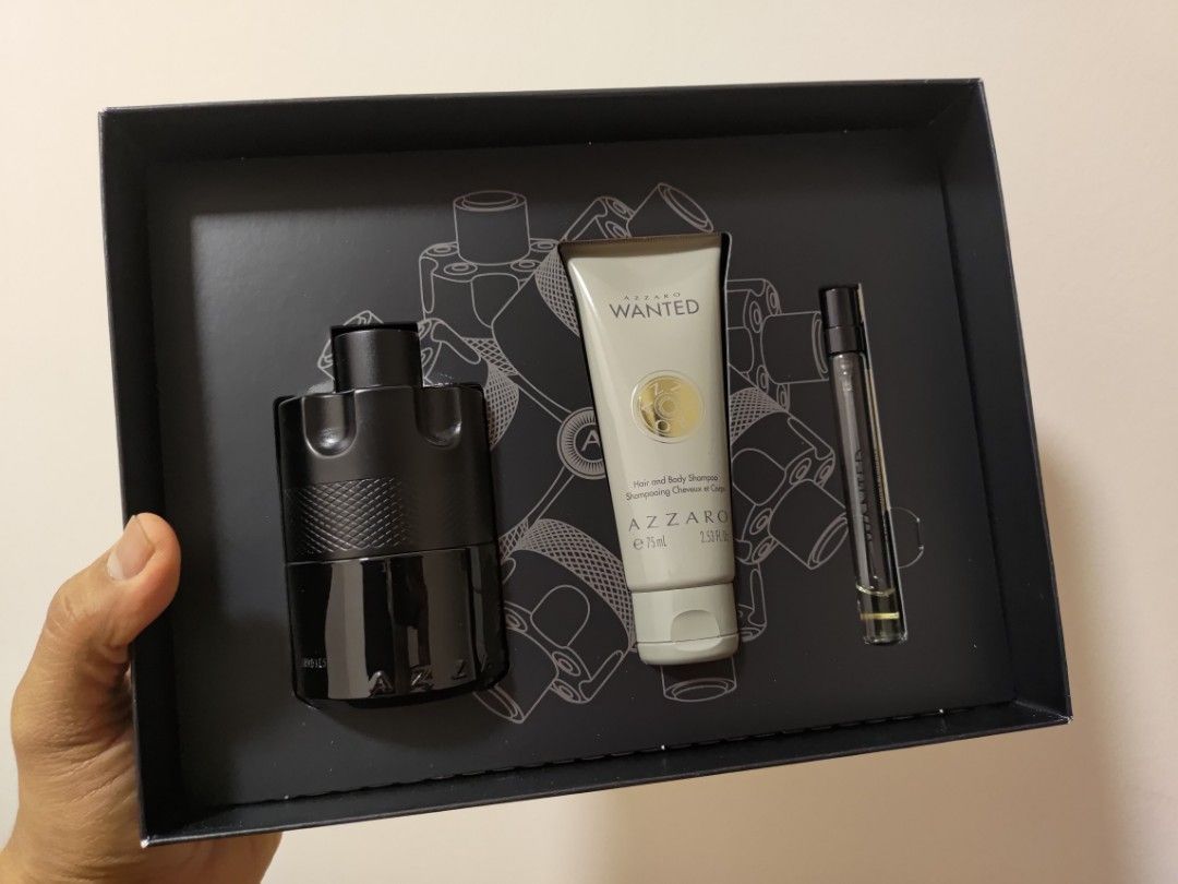 Azzaro Most Wanted EDP Intense GIFT SET, Beauty & Personal Care ...