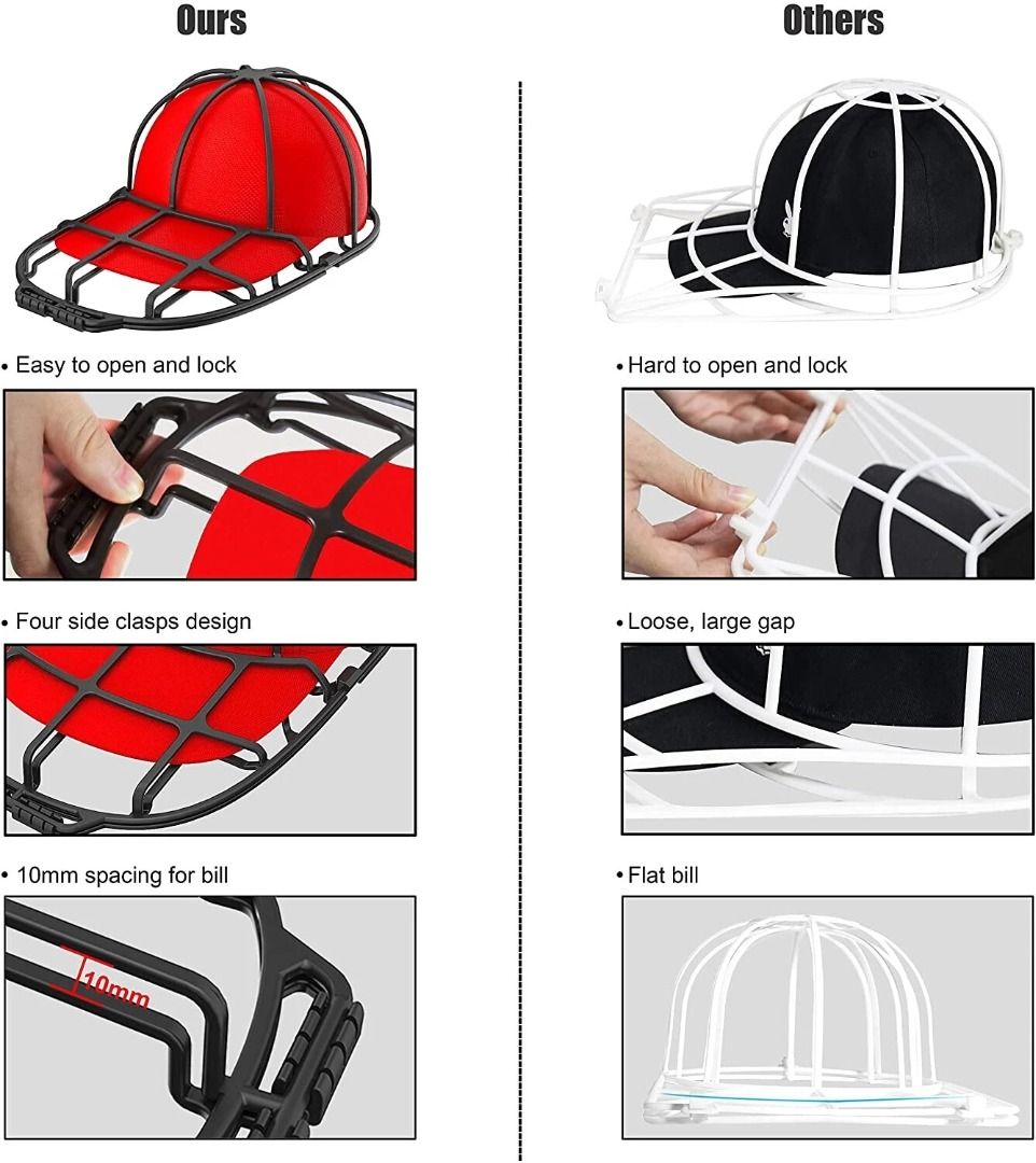 Baseball cap 2025 drying frame