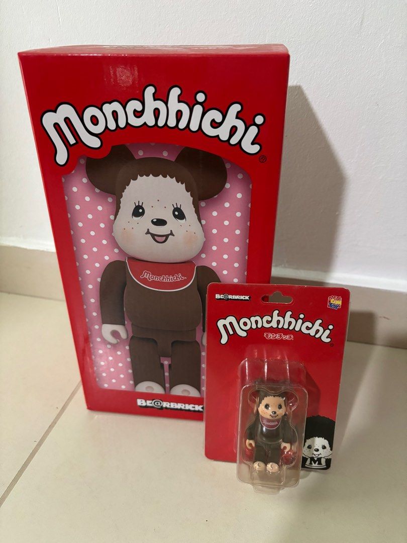 Bearbrick Monchhichi 400 100 Hobbies Toys Toys Games on