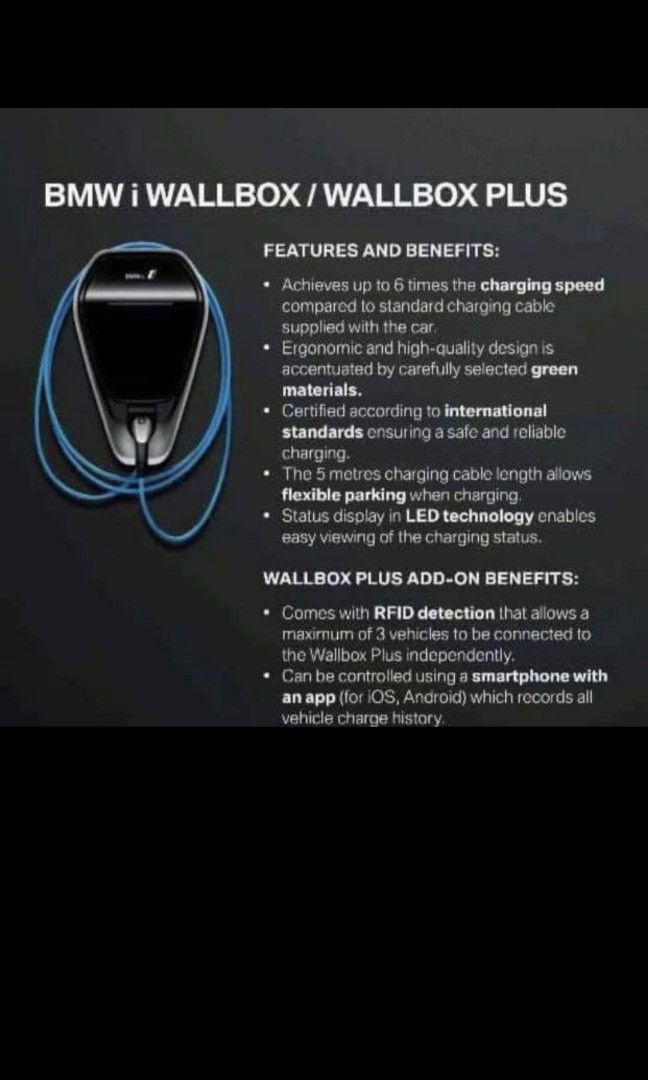 Bmw shop wallbox charger