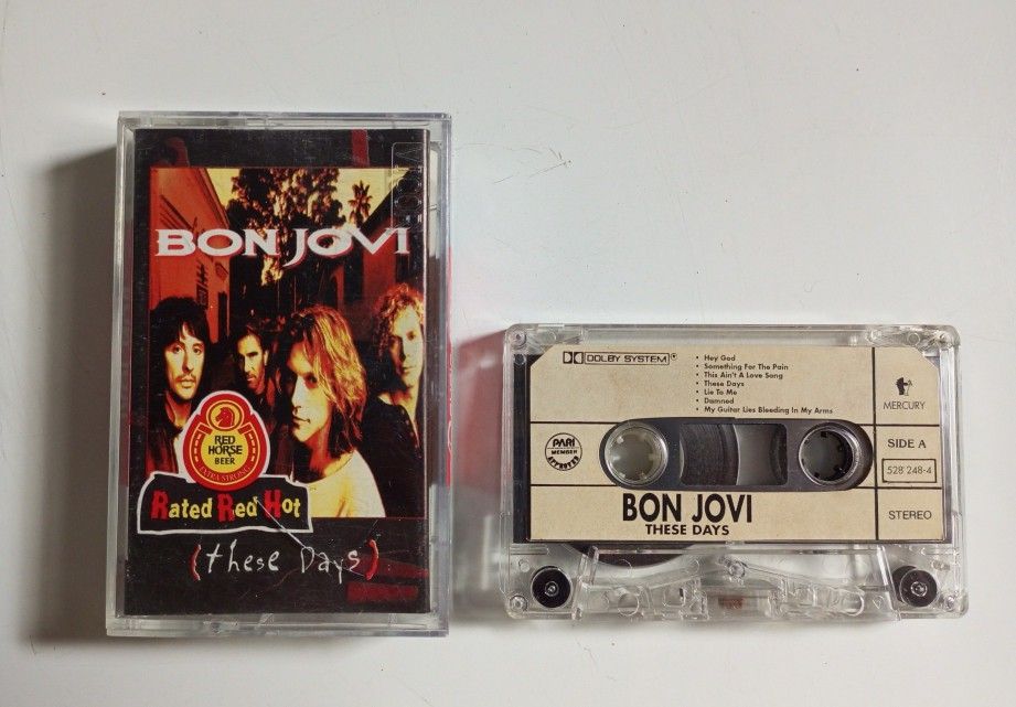 BON JOVI - THESE DAYS ( CASSETTE ) (Category: CDs & DVDs) located in Valenzuela. Submitted by KAMUSIKATAYO (Listing ID 1151065274, Image 1). Description: PRE OWNED VERY GOOD CONDITION.