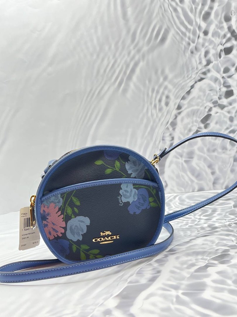 Coach peony purse discount