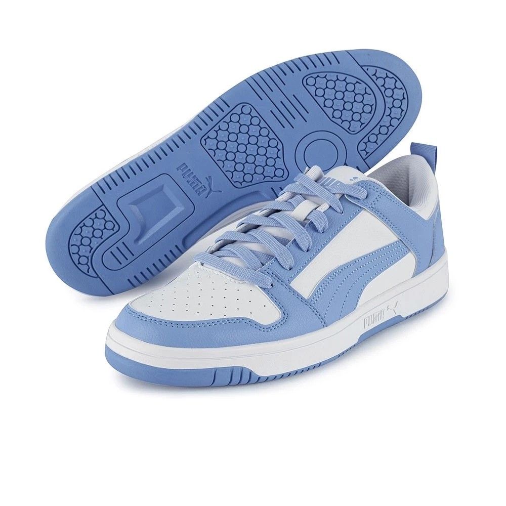 BRAND NEW PUMA Rebound Lay Up Lo SL Shoes White Blue Luxury
