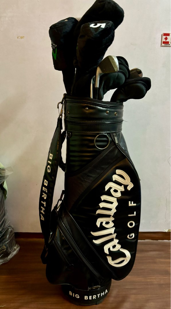 Callaway leather cart 2025 bag