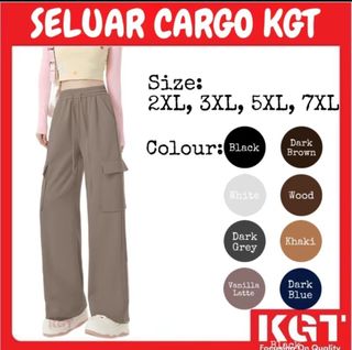 SHEIN Tall Solid Elastic Waist Flap Pocket Side Cargo Pants, Women's  Fashion, Bottoms, Other Bottoms on Carousell