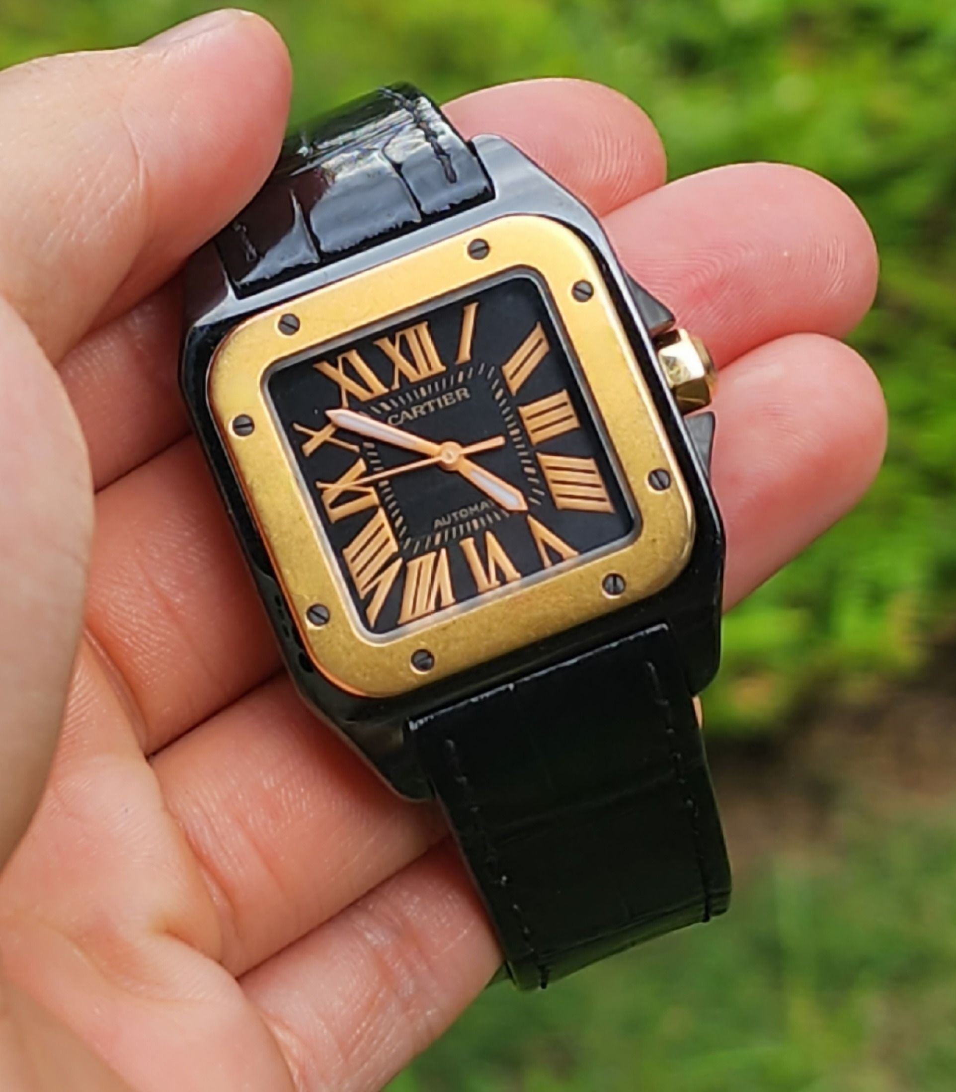 Cartier santos 100 dlc new arrivals