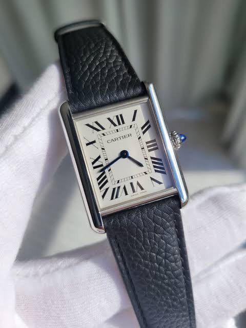 Cartier Tank Must “Large” (Category: Luxury Watches) located in Manila. Submitted by watchguyph (Listing ID 1284449214, Image 1). Description: For Sale ‼️ 192k Slightly negotiable Cartier Tank Must “Large” 29.8mm Ref no WSTA0041 (2019) Complete set 💯 Condition 9.8/10 Pm.