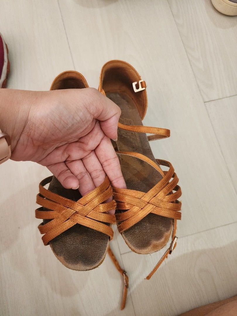 Children latin dance shoes