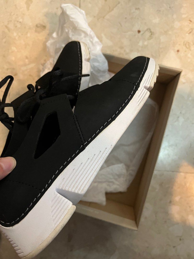 Clarks Tri Sense Black Sneakers