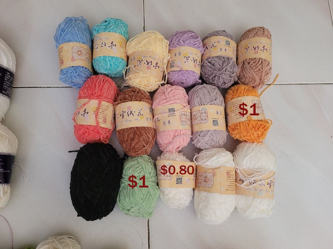 CLEARANCE Yarn 4Ply 5Ply Milk Cotton Soft Velvet Baby Hobbies