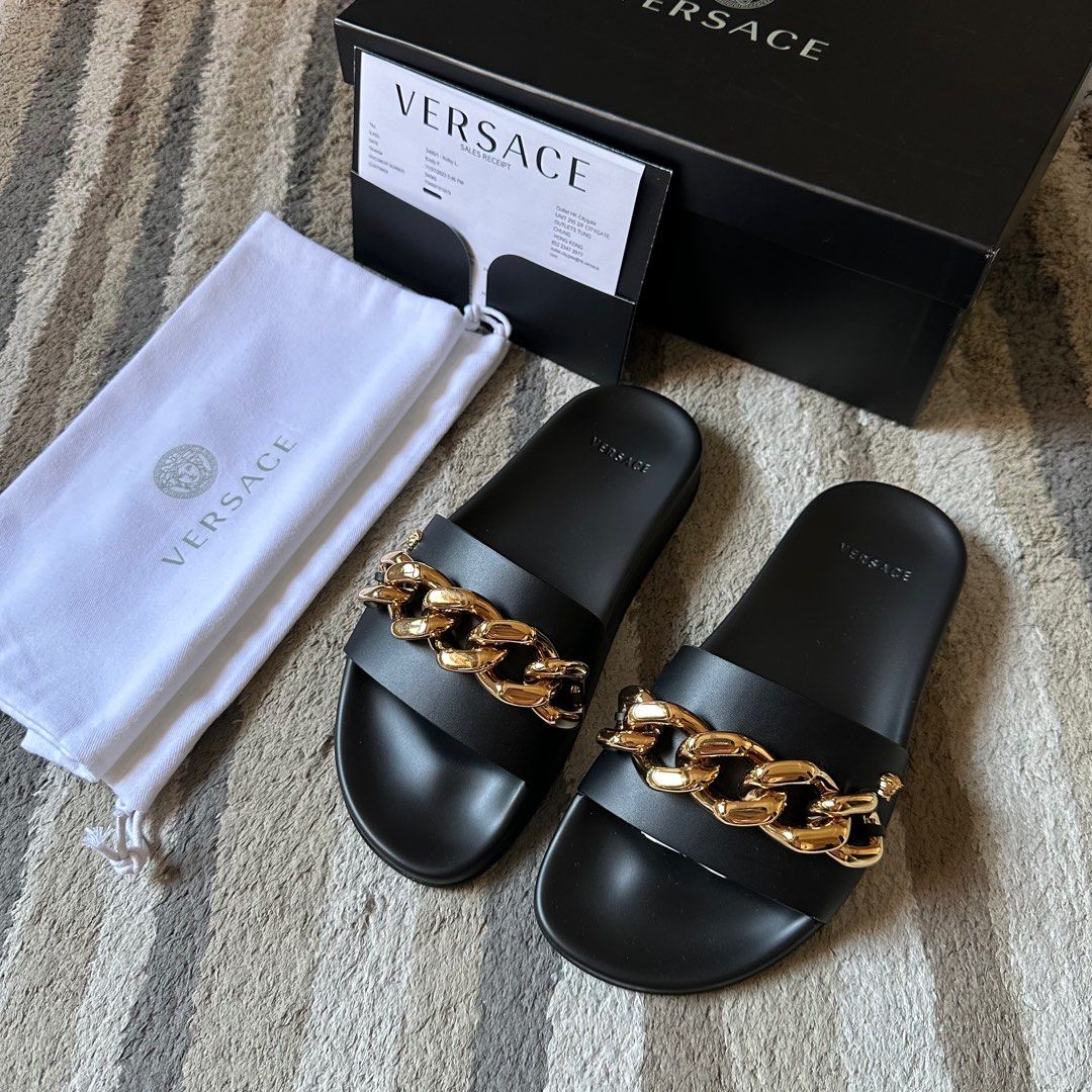 PRICE REDUCED FULL SET Versace Slides
