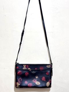 Coach floral sling bag