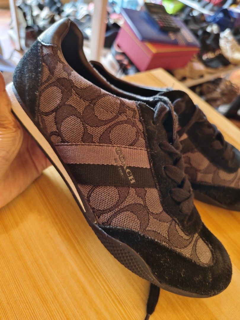 Coach kelson sneakers black sales